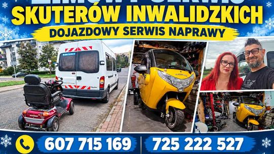 DOJAZDOWY SERWIS SKUTERÓW INWALIDZKICH Rzeszów - ZADBAJ O SPRZĘT ZIMĄ