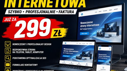 Nowoczesna strona WWW za 299 zł  •  SZYBKA REALIZACJA | stronaza299.pl