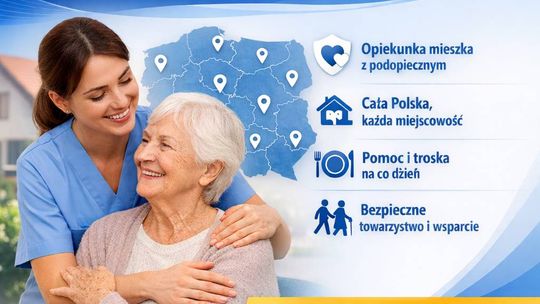 Opiekunka zamieszka z seniorem - opieka w całej Polsce - Zamów OPIEKĘ, opieka 24h senior