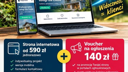 Uruchomienie strony to nie meta. To linia startu PLUS voucher 140 zł