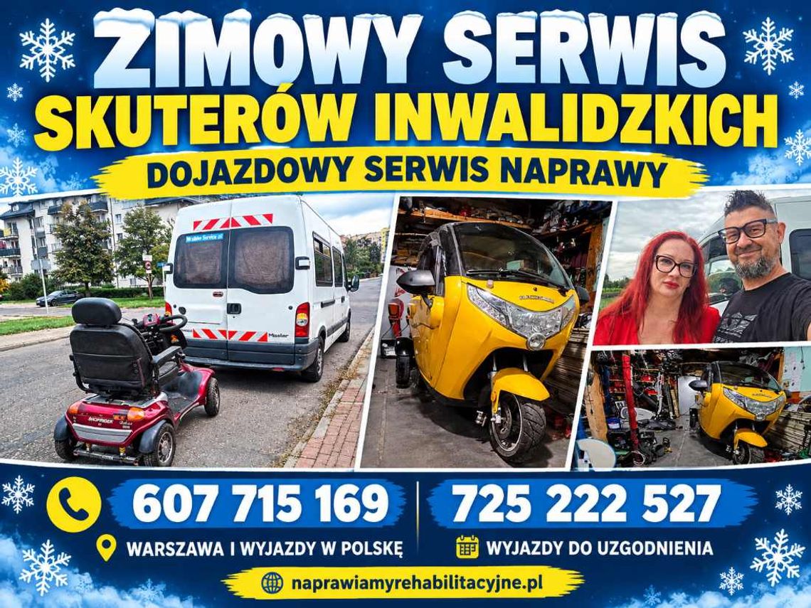 DOJAZDOWY SERWIS SKUTERÓW INWALIDZKICH Rzeszów - ZADBAJ O SPRZĘT ZIMĄ DOJAZDOWY SERWIS SKUTERÓW INWALIDZKICH Rzeszów - ZADBAJ O SPRZĘT ZIMĄ