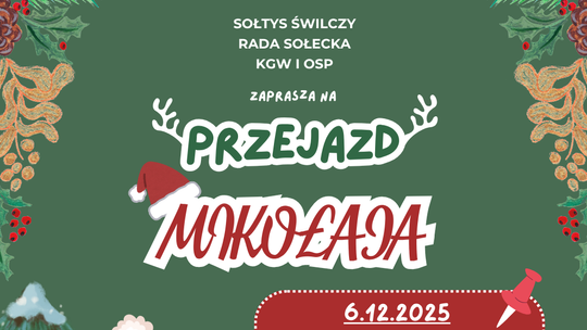 Mikołaj znów przejedzie przez Świlczę. Słodki przejazd dla dzieci już 6 grudnia Mikołaj znów przejedzie przez Świlczę. Słodki przejazd dla dzieci już 6 grudnia