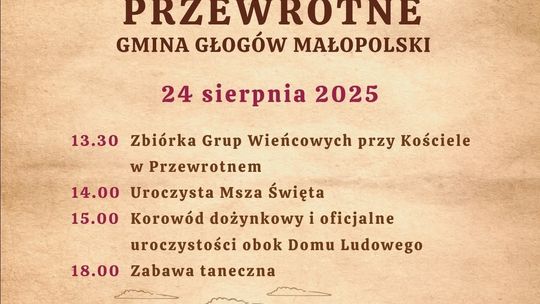 Przewrotne 2025 - Dożynki Gminy Głogów Młp.