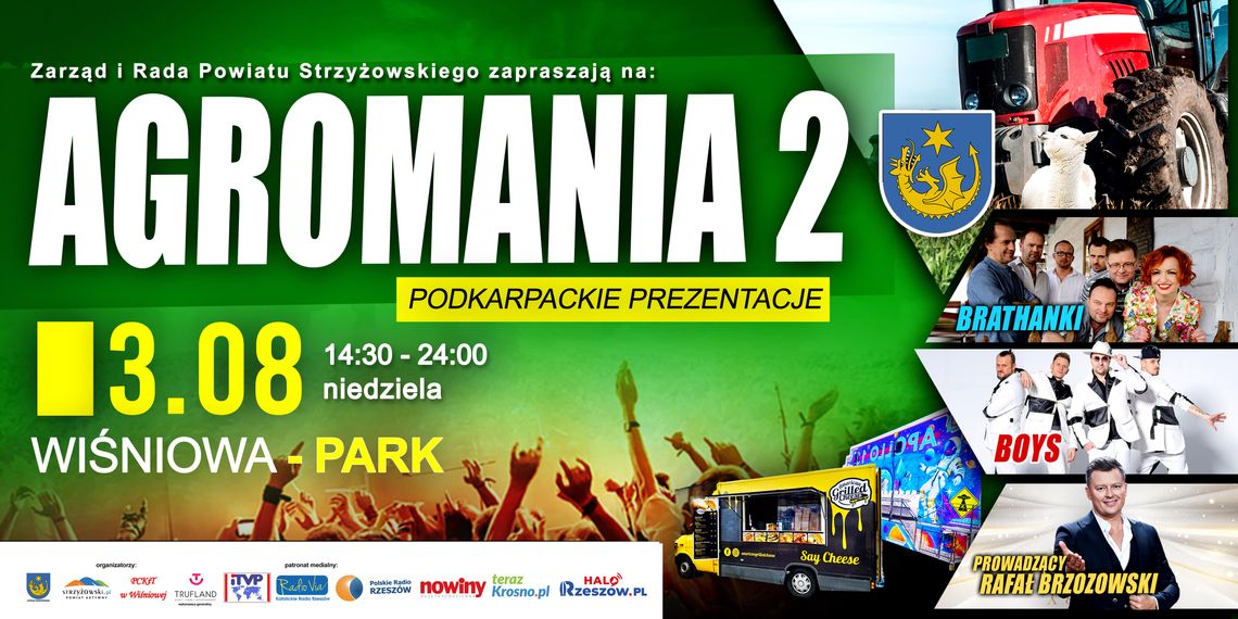Agromania 2 w Wiśniowej: Gwiazdy muzyki i moc atrakcji