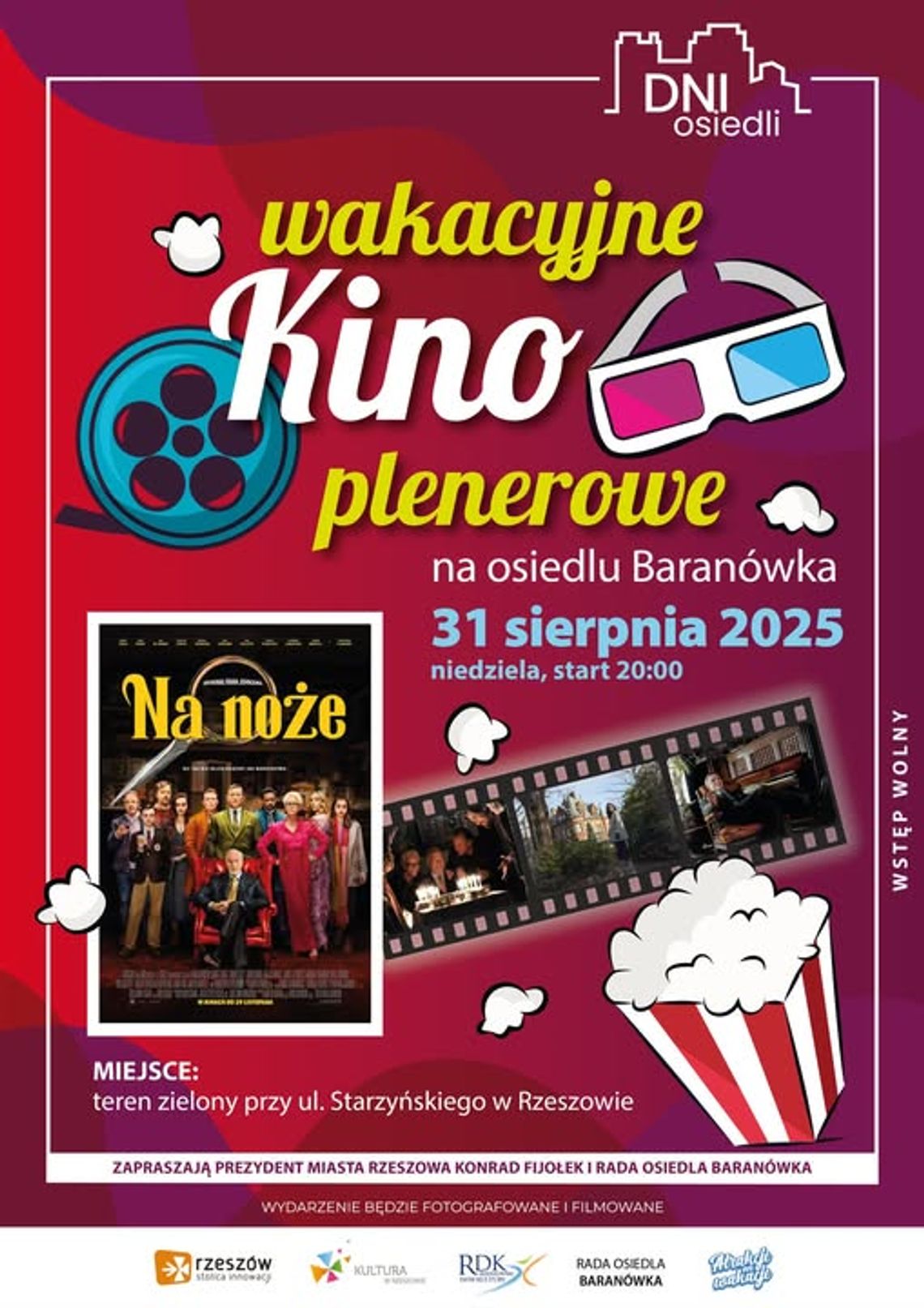 Baranówka „Na noże”. Radny Mateusz Maciejczyk zaprasza na kino plenerowe Baranówka „Na noże”. Radny Mateusz Maciejczyk zaprasza na kino plenerowe