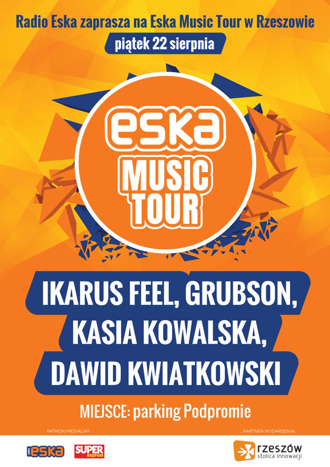 Bezpłatne koncerty Eska Music Tour w Rzeszowie