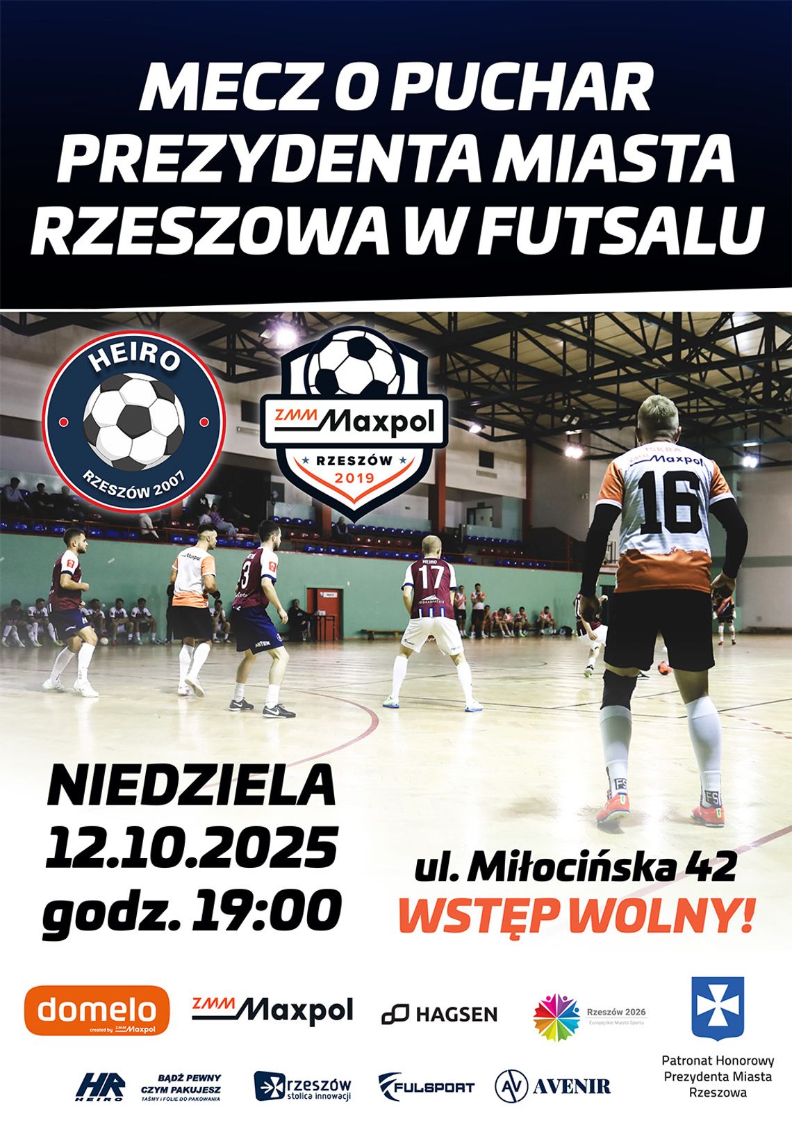 Derby Rzeszowa w futsalu. Walka o Puchar Prezydenta Miasta już w niedzielę