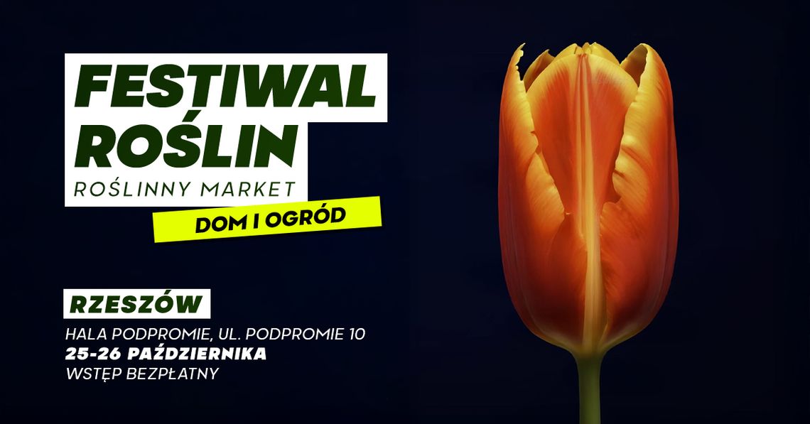 Festiwal Roślin. Rzeszów 25-26 października 2025 Festiwal Roślin. Rzeszów 25-26 października 2025