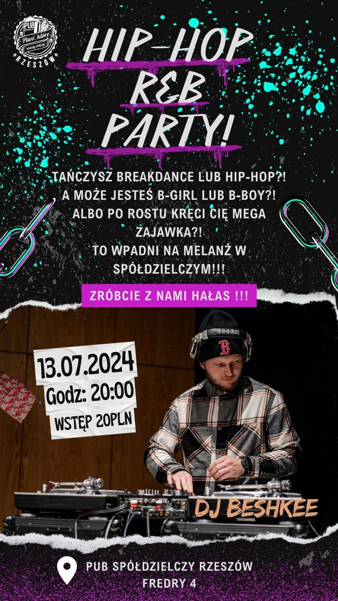 HIP_HOP R&B PARTY w Spółdzielczym!