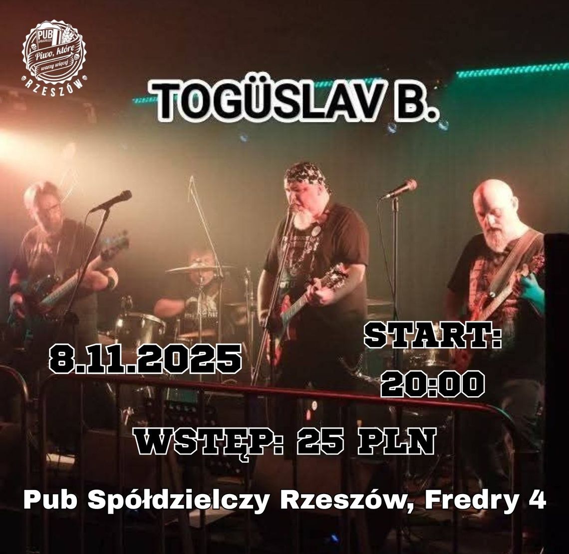 KONCERT: Togüslav B. + Support!