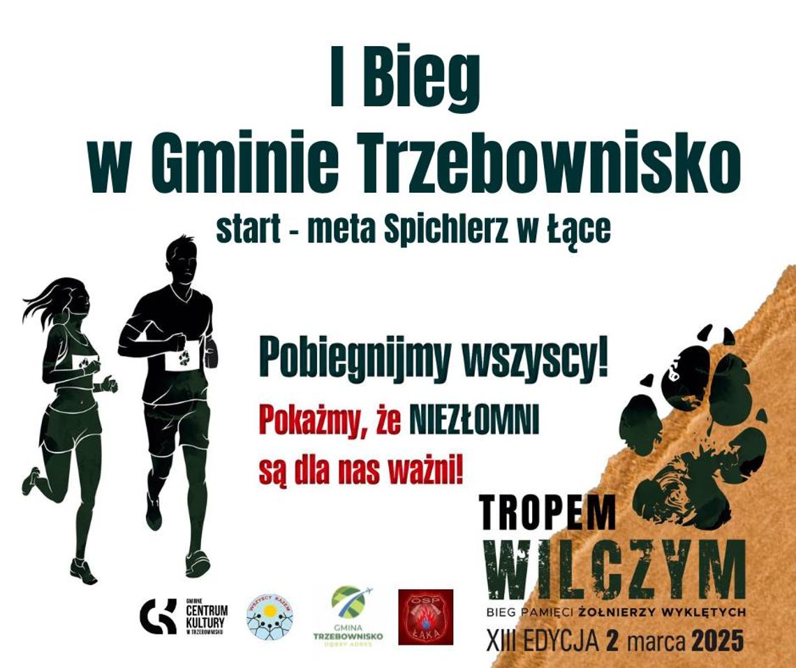 Pierwszy Bieg Tropem Wilczym w gminie Trzebownisko: Uczczą pamięć Żołnierzy Wyklętych Pierwszy Bieg Tropem Wilczym w gminie Trzebownisko: Uczczą pamięć Żołnierzy Wyklętych