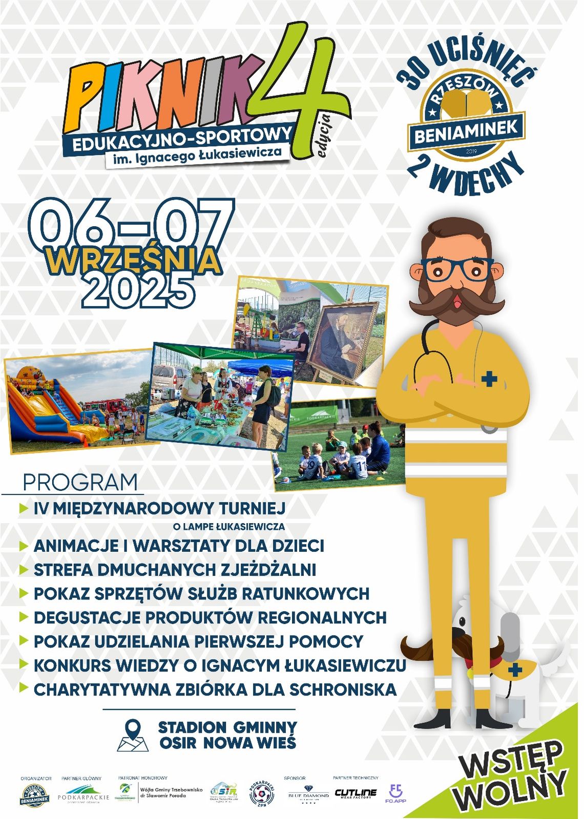 Piknik Edukacyjno‑Sportowy im. Ignacego Łukasiewicza już 6–7 września w Nowej Wsi Piknik Edukacyjno‑Sportowy im. Ignacego Łukasiewicza już 6–7 września w Nowej Wsi