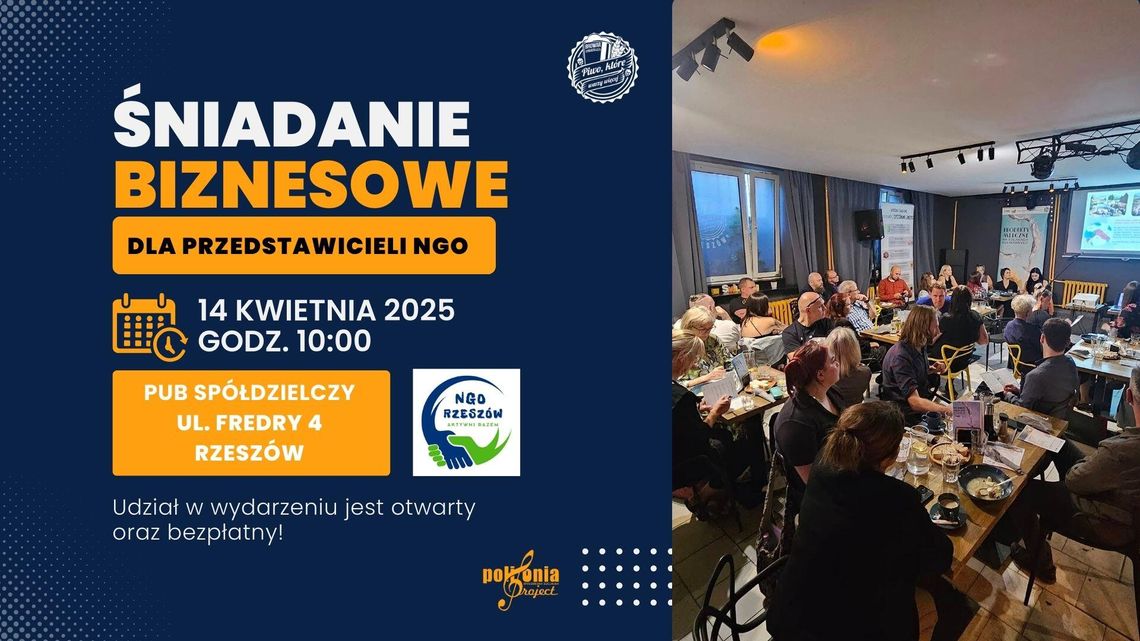 Śniadanie Biznesowe dla Przedstawicieli NGO Śniadanie Biznesowe dla Przedstawicieli NGO