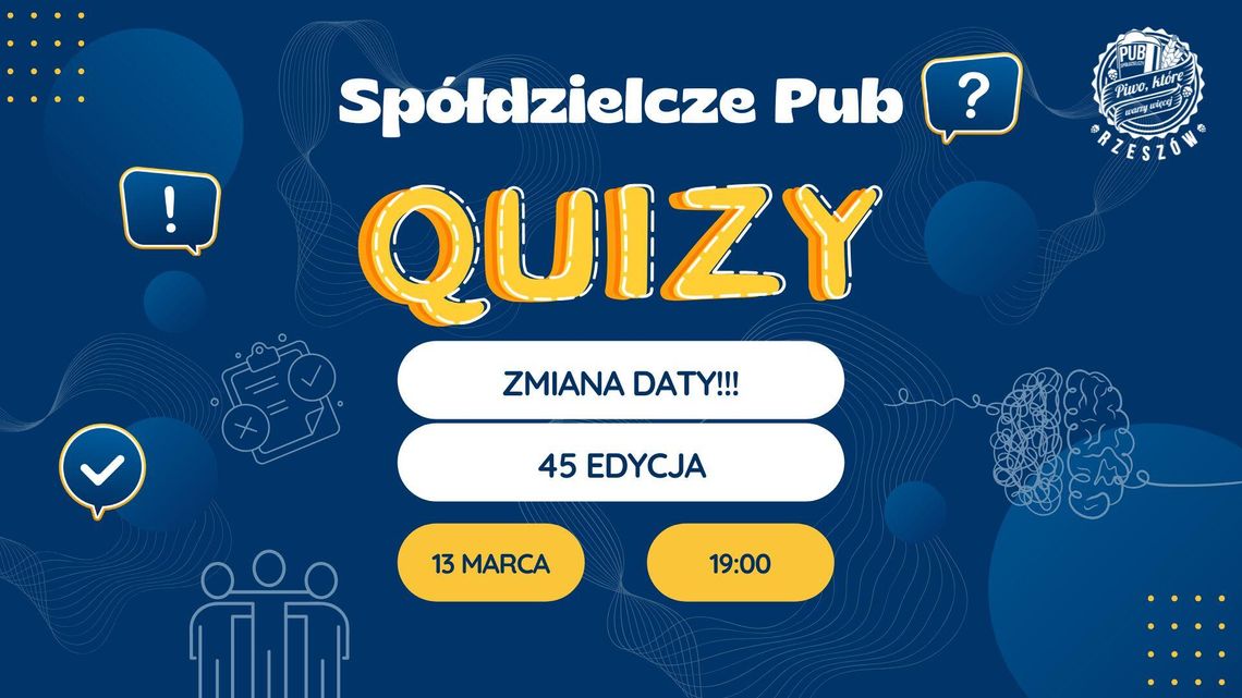 Spółdzielcze Pub Quizy!!!