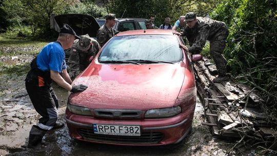 Podkarpacie. Zniszczenia po nawałnicach