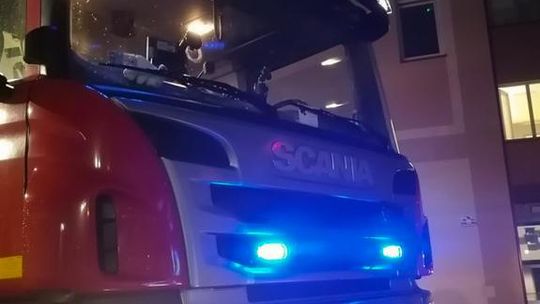 Pożar w szpitalu w Strzyżowie