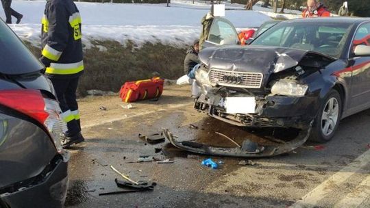 Grabownica Starzeńska. Wypadek z udziałem dwóch aut