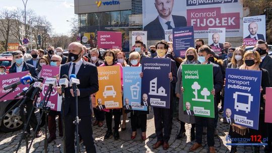 Wybory prezydenta Rzeszowa. Konrad Fijołek ogłasza program