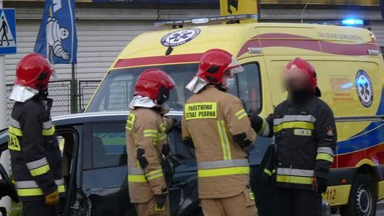 Wypadek na ul. Krakowskiej w Rzeszowie