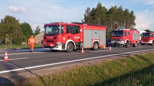 Nienadówka. Pożar samochodu osobowego