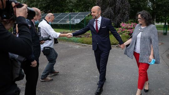 Konrad Fijołek zagłosował na Podwisłoczu