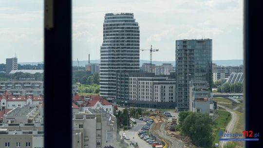 Rzeszów z wieżowca na Wierzbowej