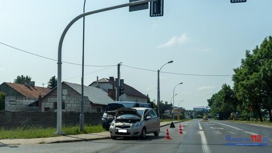 Wypadek w Trzebownisku. Jedna osoba ranna