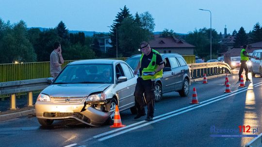 Boguchwała. Wypadek z udziałem dwóch samochodów oraz motocykla