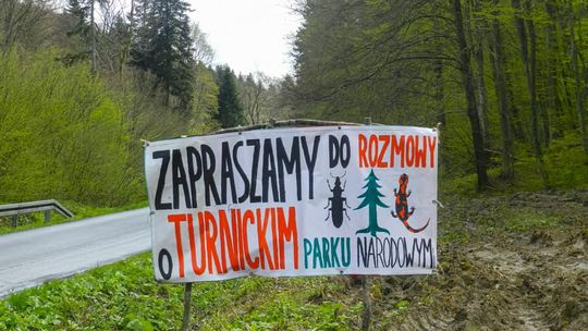 Obóz aktywistów Dzikie Karpaty na terenie projektowanego Turnickiego Parku Narodowego