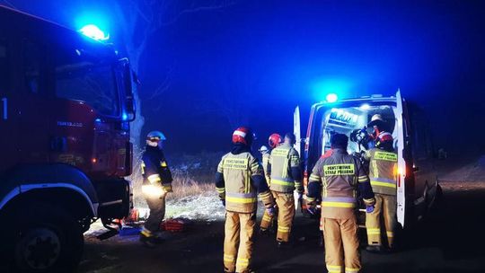 Rozbórz. Wypadek z udziałem samochodu osobowego