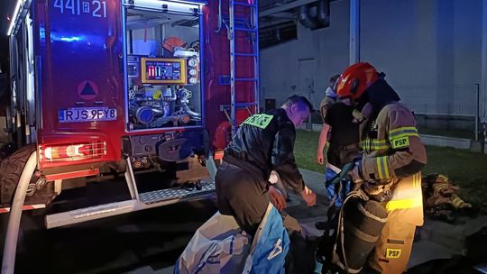 Strażacy z Leżajska zabezpieczyli substancję chemiczną w Jaśle