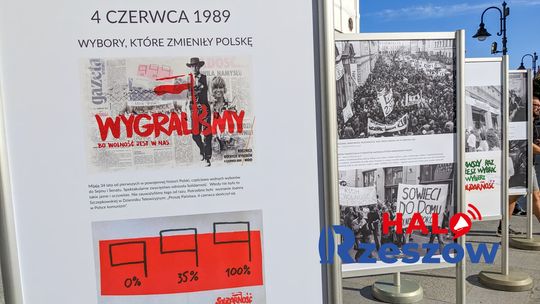 Rzeszów. Wystawa upamiętniająca wybory 4 czerwca 1989