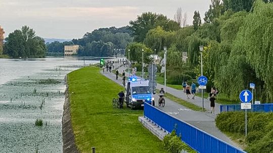 Zderzenie dwóch rowerzystów na Bulwarach w Rzeszowie