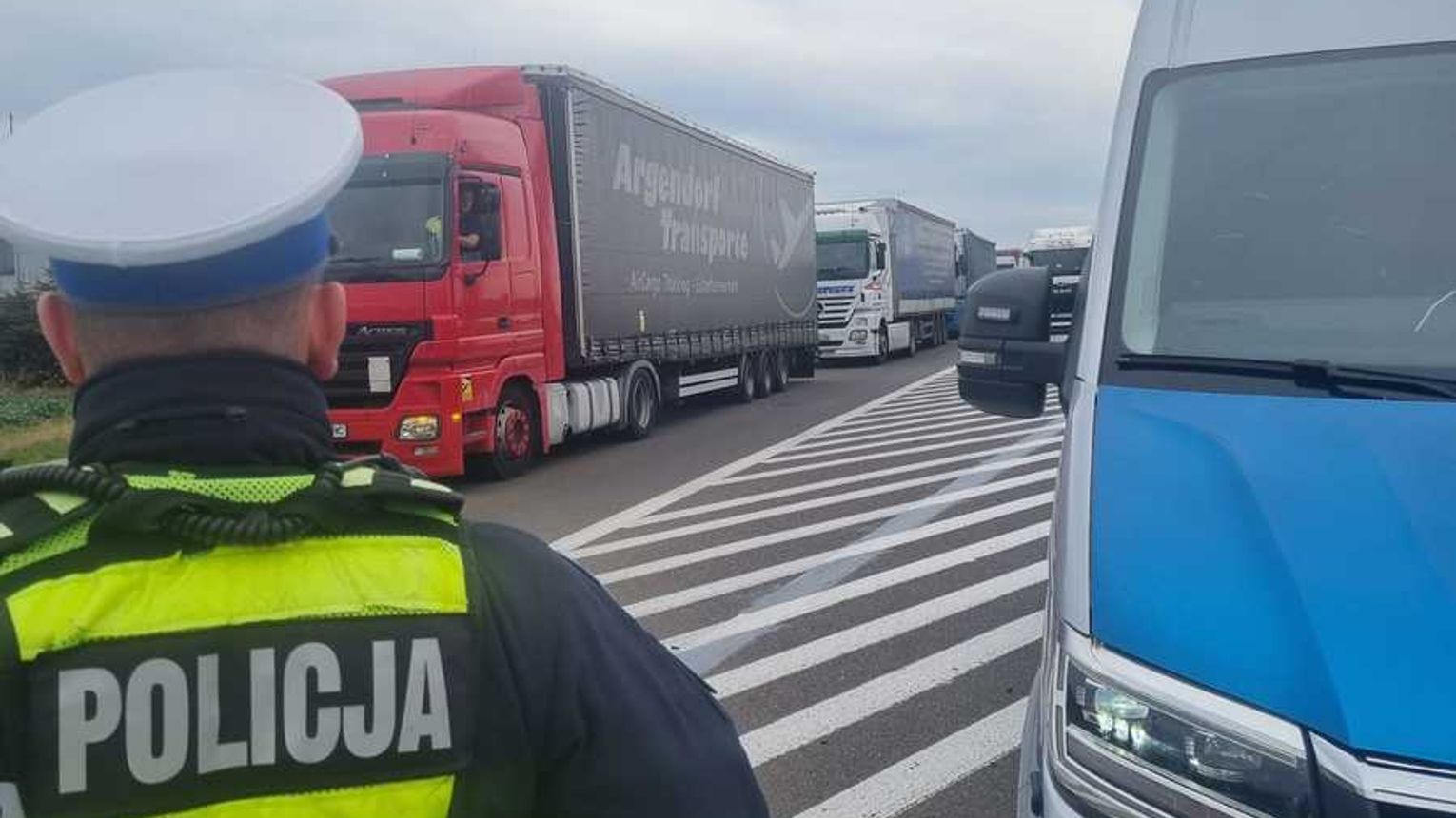 Napięcie na granicy polsko-ukraińskiej. Na miejscu policjanci z wielu województw