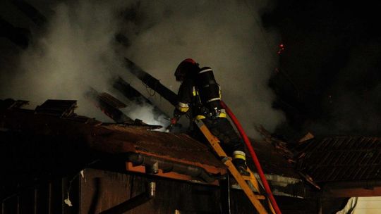 Tragiczny pożar domu w Potoku koło Krosna [ZDJĘCIA]