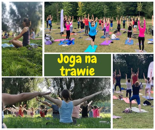 Joga na trawie