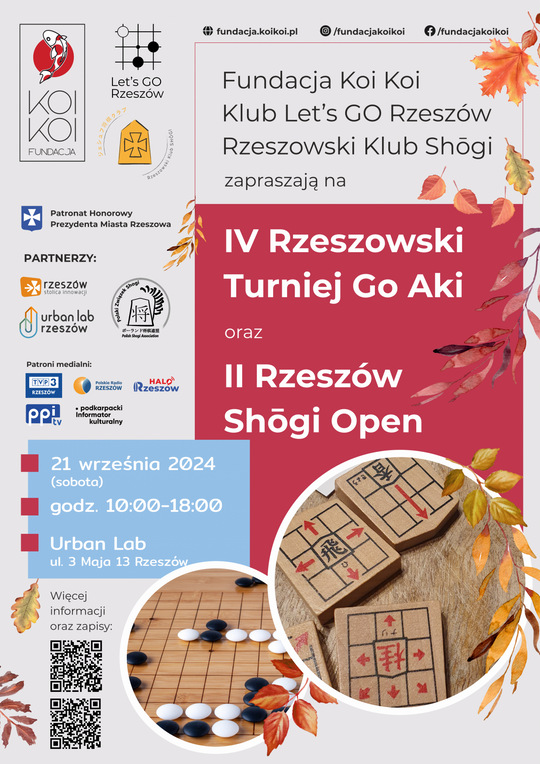 IV Rzeszowski Turniej GO Aki 2024 oraz II Rzeszów Shogi Open