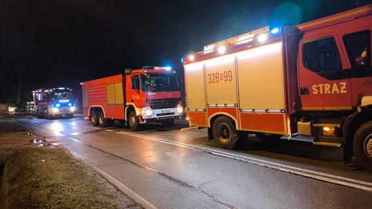 Pożar garażu w Rzeszowie. Akcja strażaków [ZDJĘCIA]