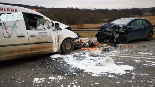 Zderzenie czołowe w Babicy - 1.02.25