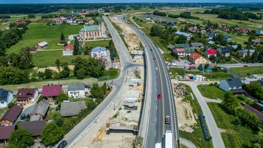 Druga jezdnia na odcinku S19 Sokołów Małopolski Północ - Jasionka w budowie