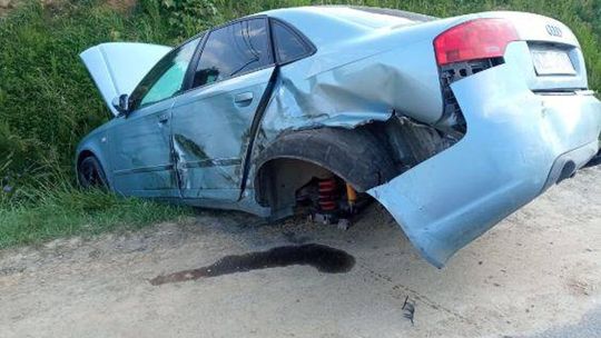 Groźny wypadek na trasie Krosno-Rzeszów - 21.07.2025 [FOTO]