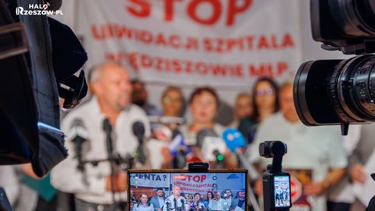 Konferencja w obronie szpitala w Sędziszowie Młp. [FOTORELACJA]