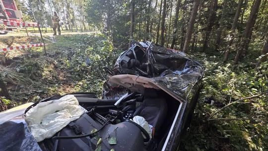 Wypadek śmiertelny w Machowej koło Dębicy