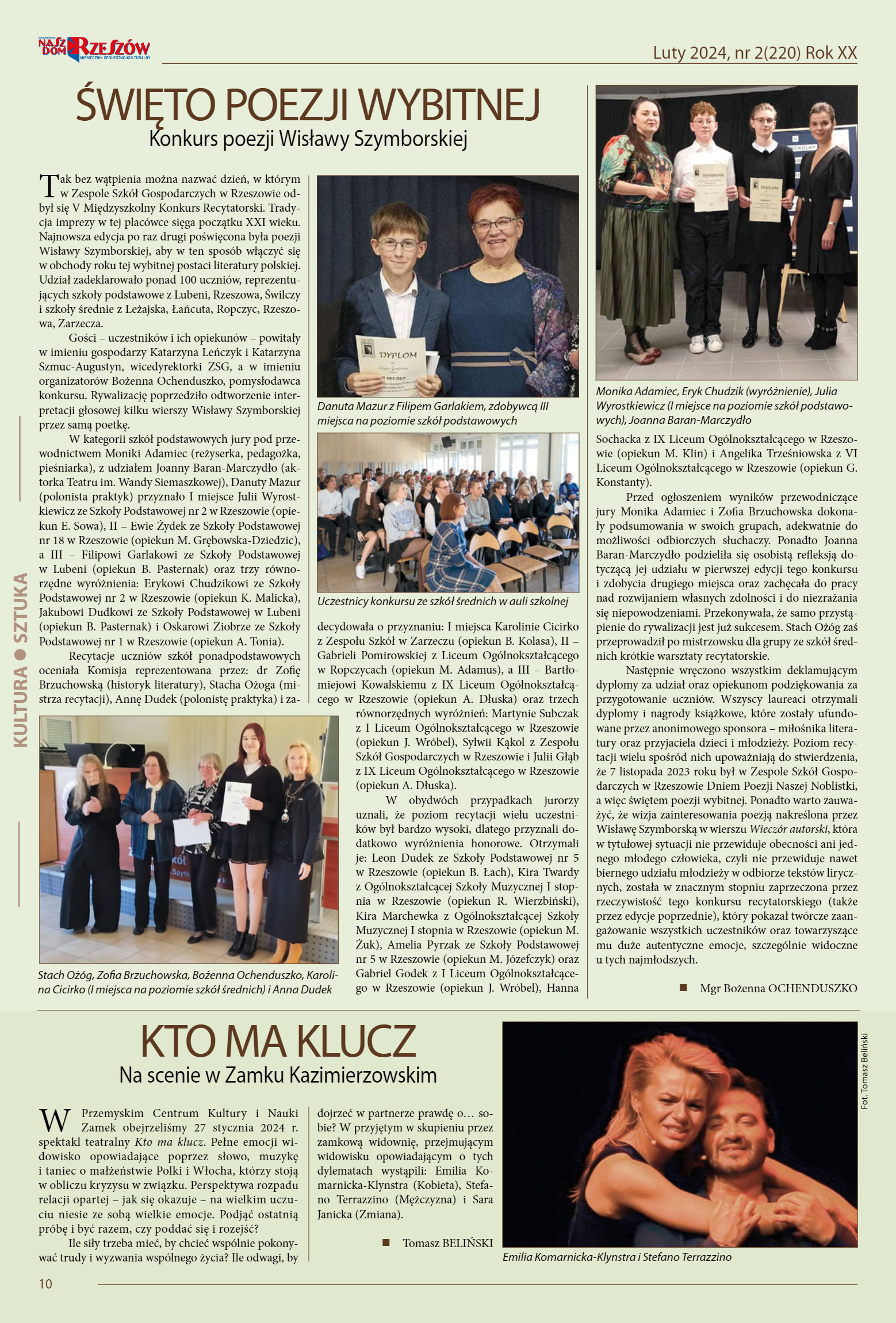 Nasz Dom Rzeszów nr 2 (220) Luty 2024 - strona 10