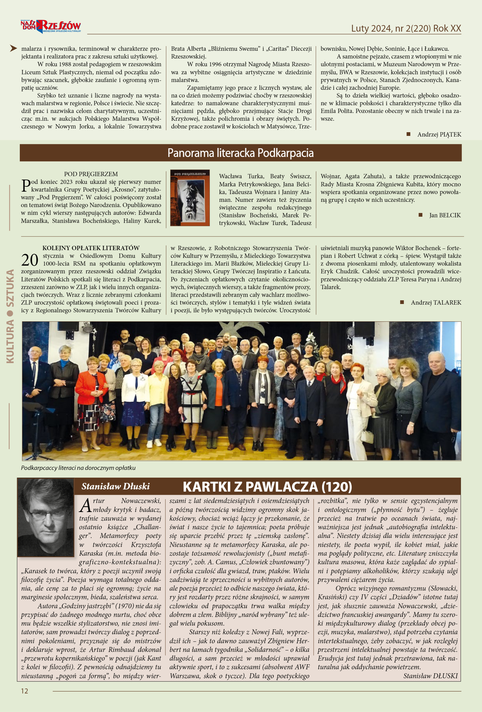 Nasz Dom Rzeszów nr 2 (220) Luty 2024 - strona 12