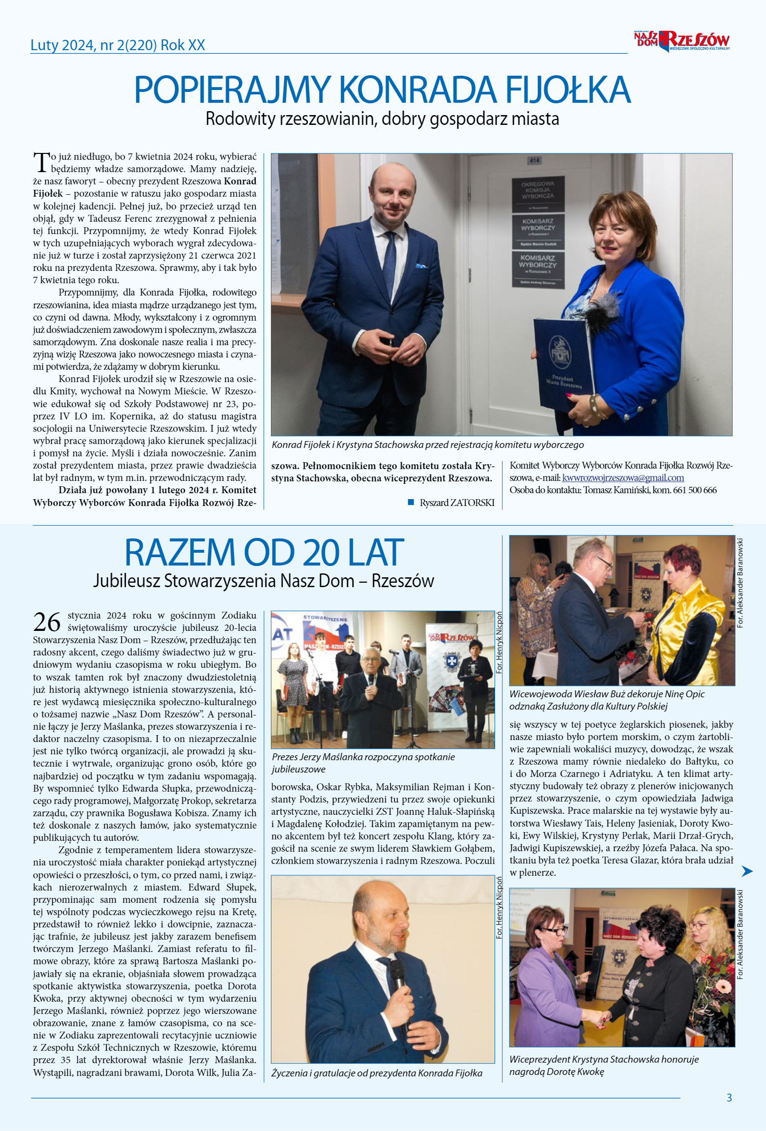 Nasz Dom Rzeszów nr 2 (220) Luty 2024 - strona 3