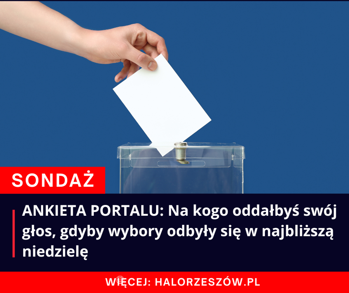 ANKIETA PORTALU: Na kogo oddałbyś swój głos, gdyby wybory odbyły się w najbliższą niedzielę ANKIETA PORTALU: Na kogo oddałbyś swój głos, gdyby wybory odbyły się w najbliższą niedzielę
