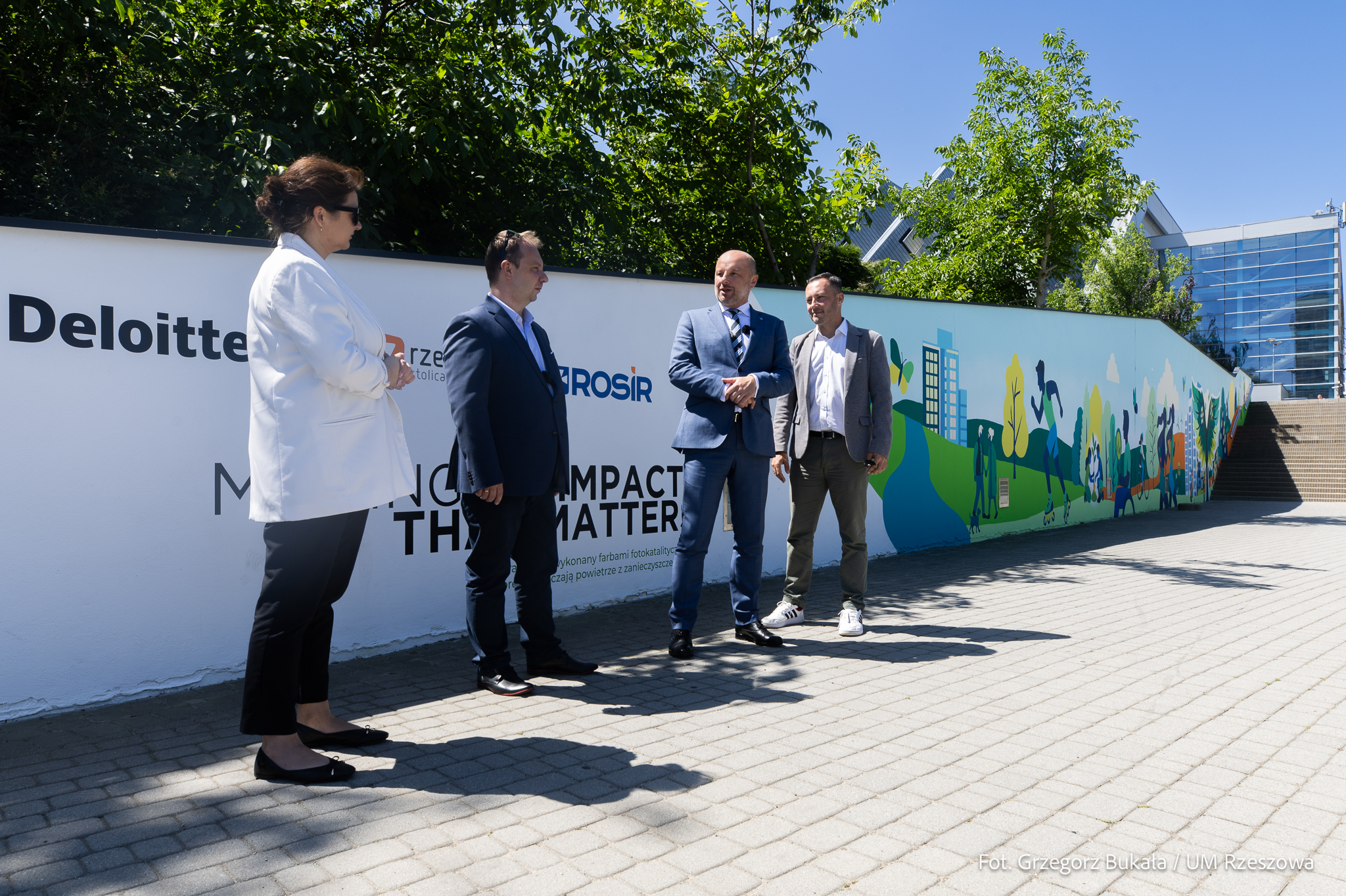 Deloitte ufundował mural w Rzeszowie