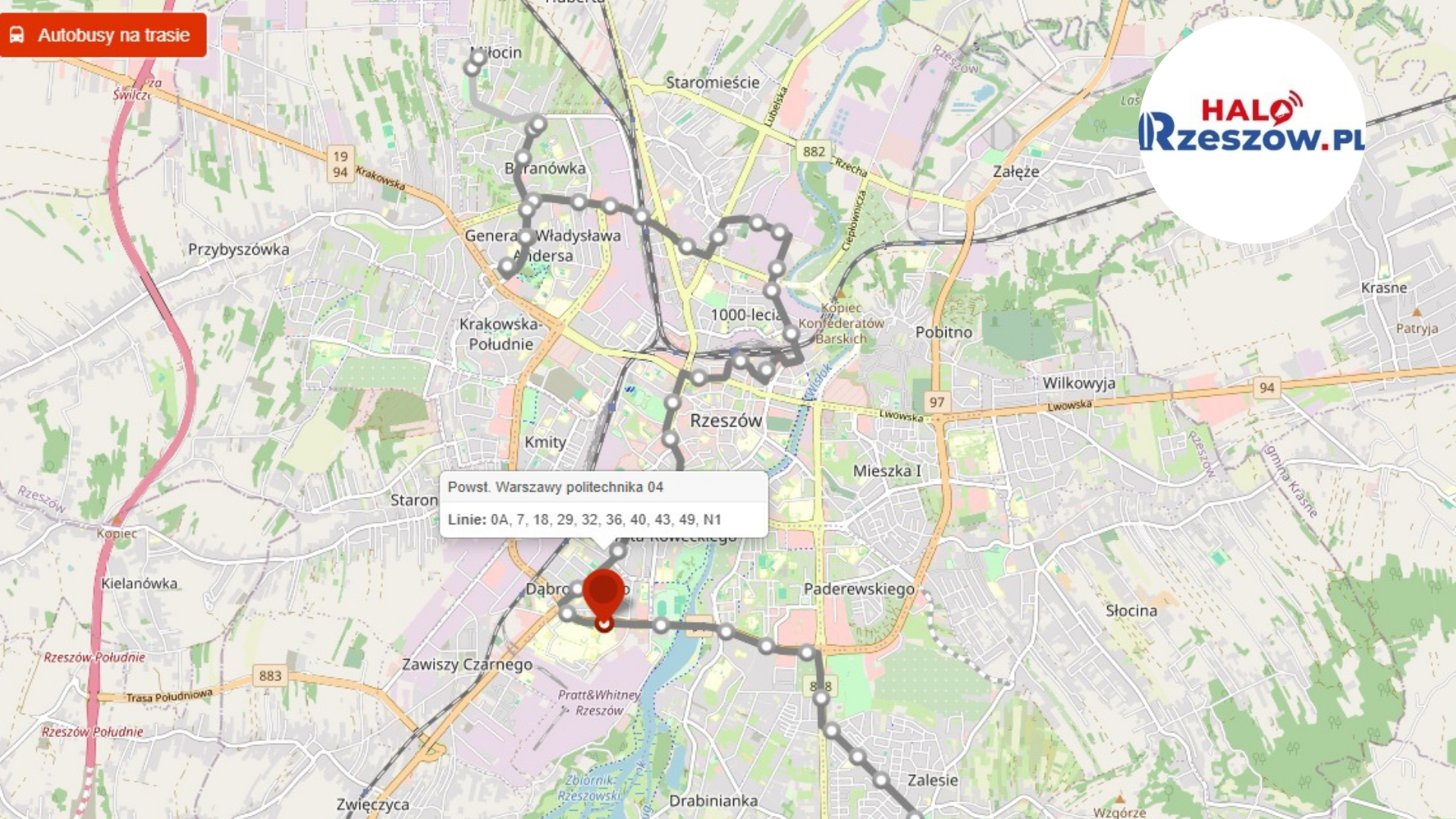 Rzeszów, linia N1