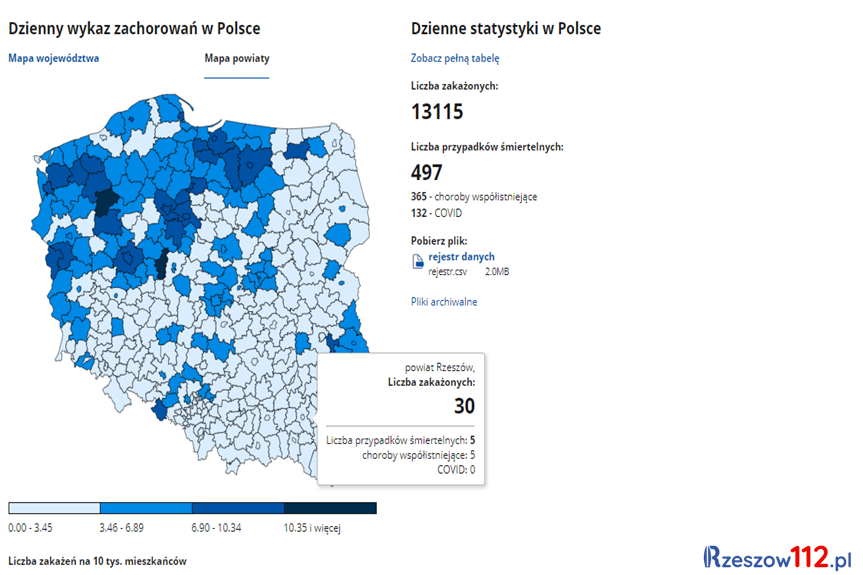 Koronawirus na Podkarpaciu [czwartek, 24.12.2020]